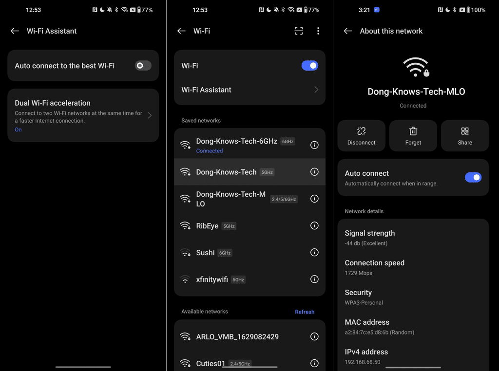 Информация о One Plus 11 5G Wi-Fi MLO