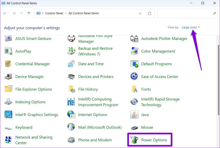 Параметры электропитания в Windows