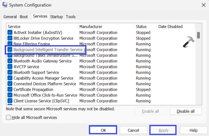 Исправлено: высокая загрузка процессора узла службы в Windows 11 4.
