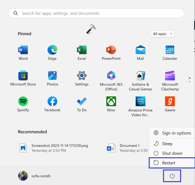 Исправлено: внутреннее управление видеопамятью в Windows 11/10 — перезагрузите компьютер.