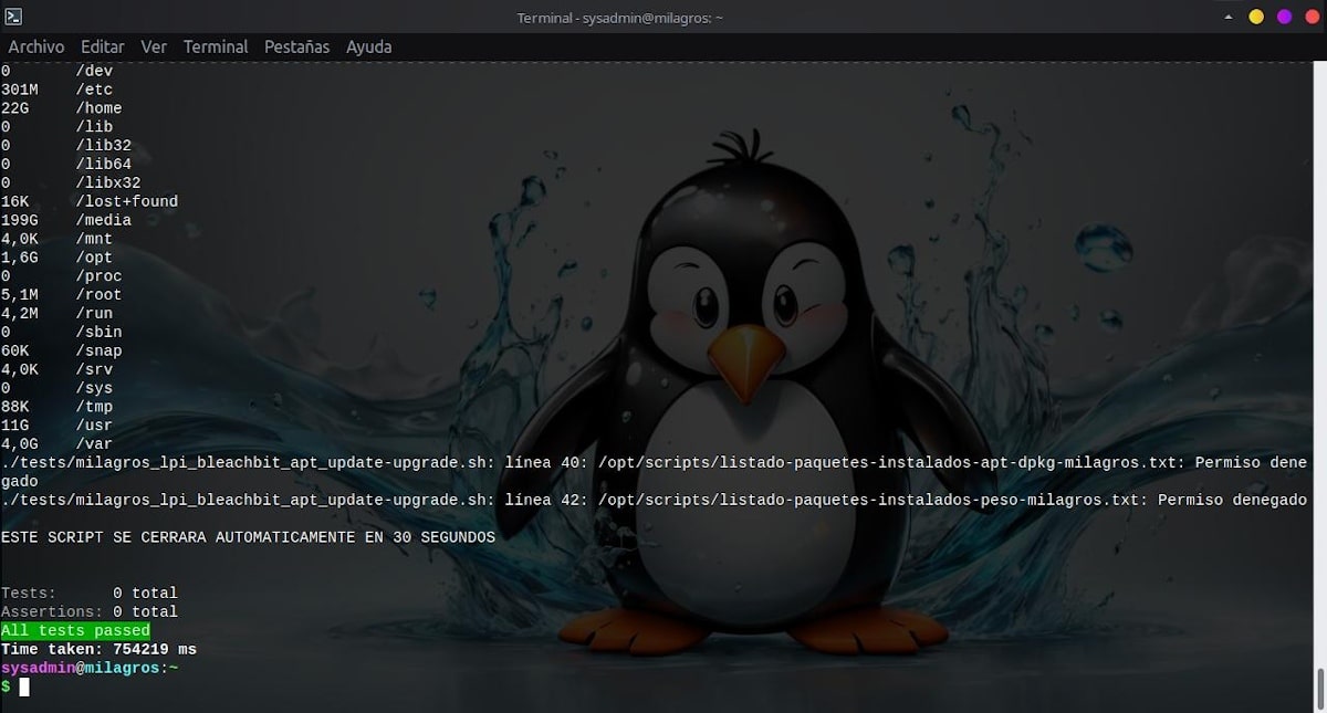 Тестирование собственного тестового Bash-скрипта — 2