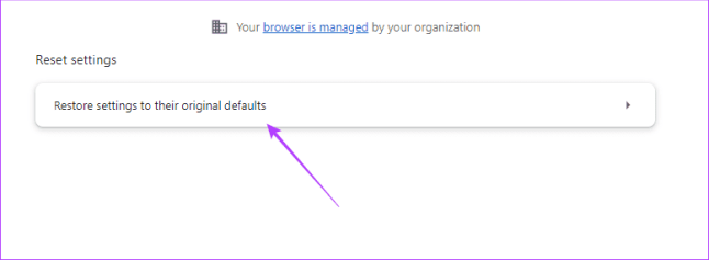 сбросить настройки хрома
