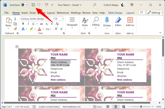 Документ, сохраненный в Word