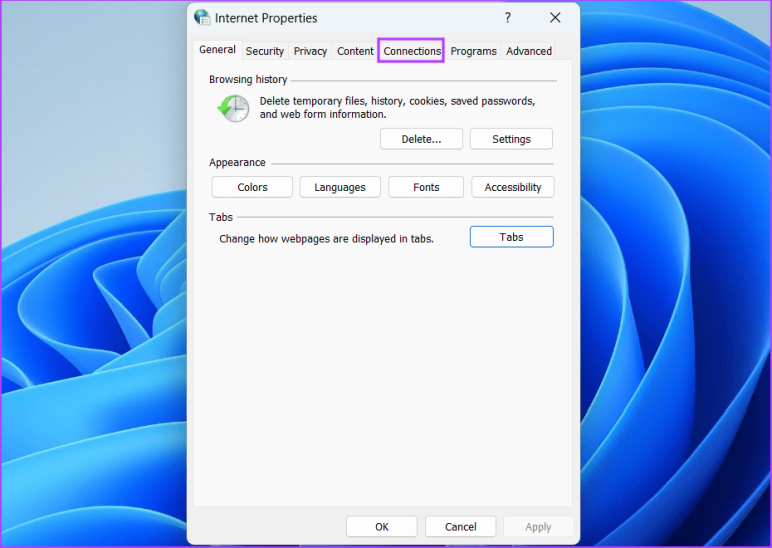 Отключить прокси в настройках Интернета