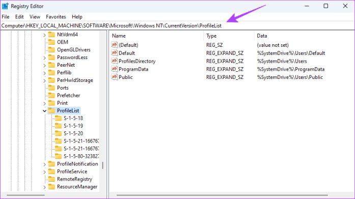 Путь реестра