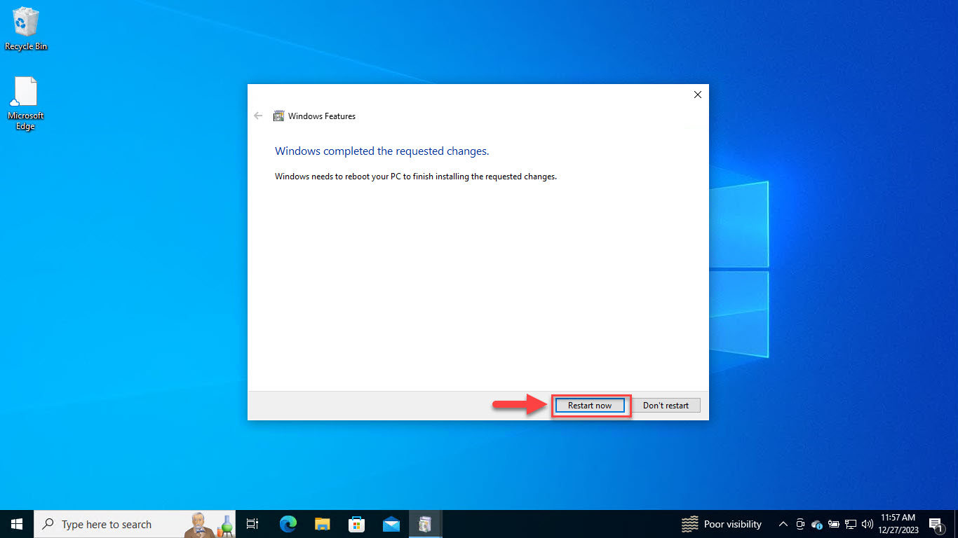 Перезагрузите компьютер