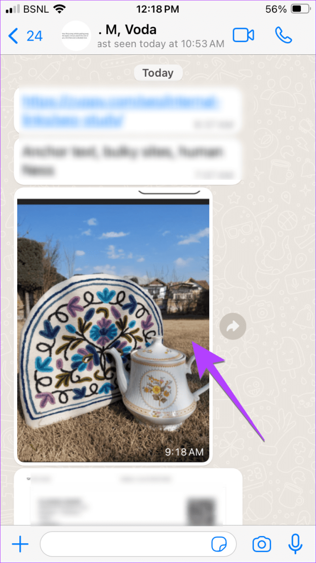 Изображение WhatsApp на айфоне на весь экран