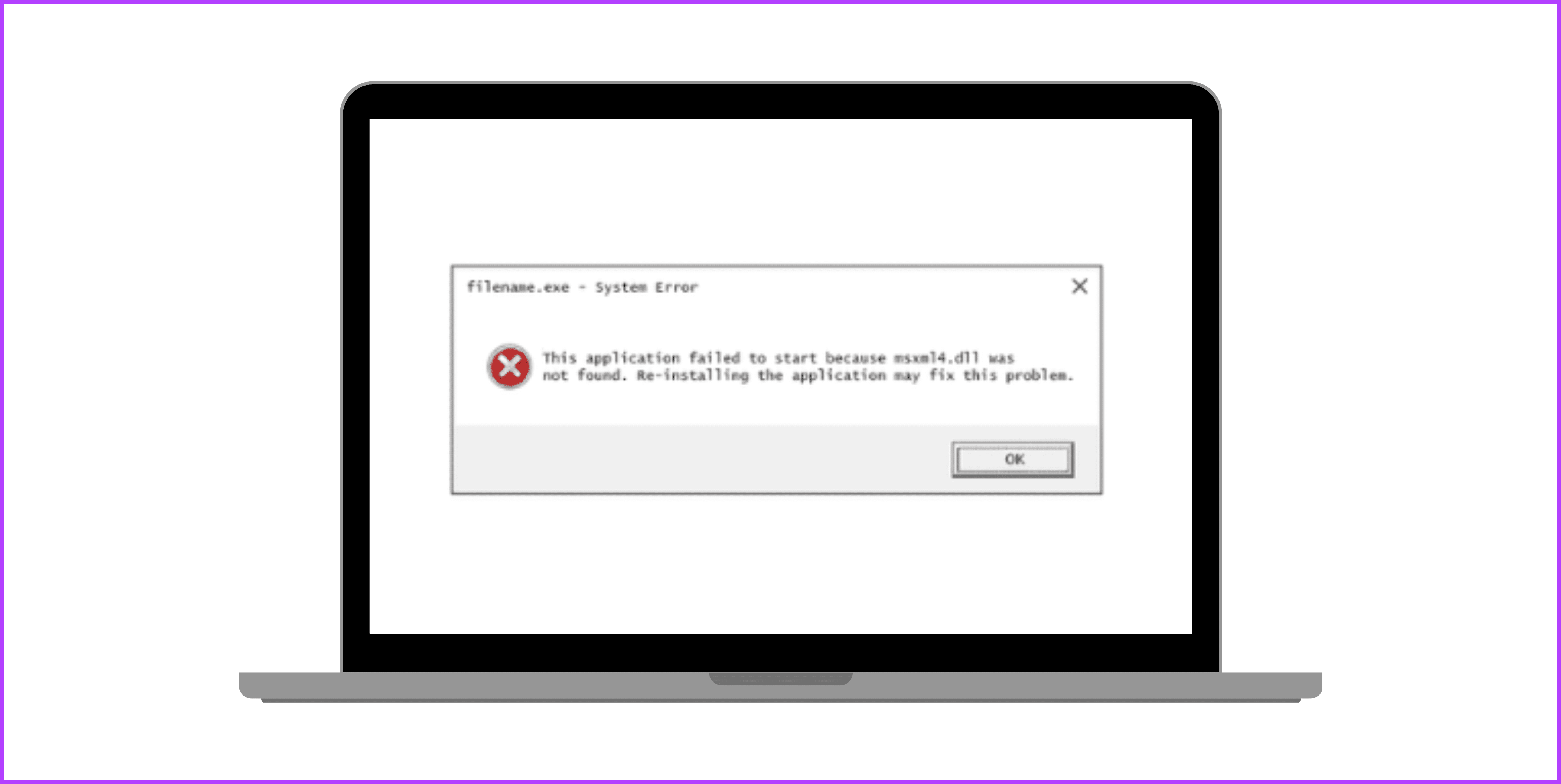пакет_Понимание различных проявлений ошибок msxml4.dll