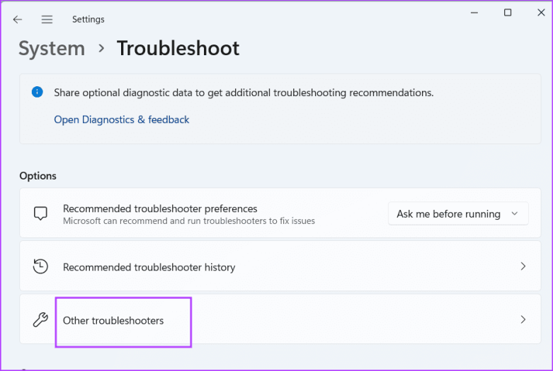 запустите средство устранения неполадок сети и Интернета