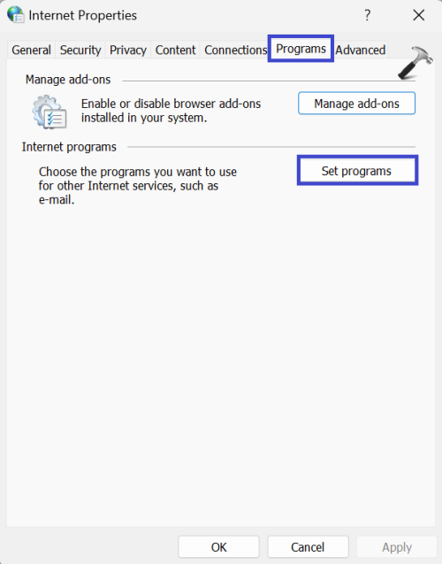 Исправлено: ошибка «Эта операция была отменена из-за действующих ограничений» в Windows 11 — нажмите «Установить программы».