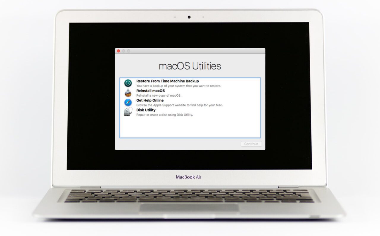Обновите Mac в macOS Recovery