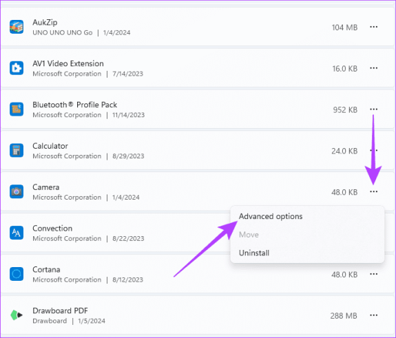 Эллипсы приложения камеры
