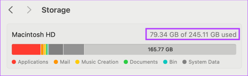 Проверить доступное хранилище