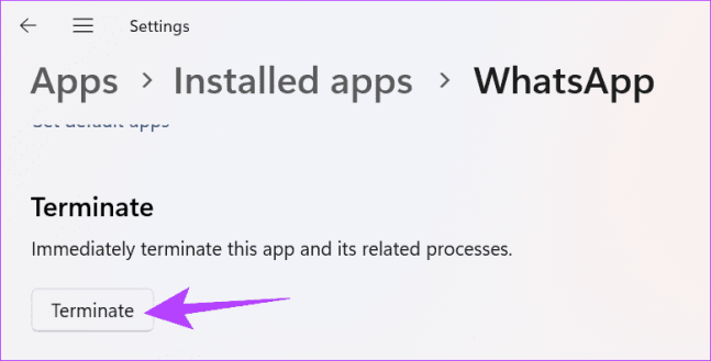 Выберите Завершить