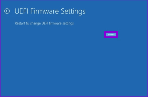 Нажмите кнопку «Перезагрузить» 1.
