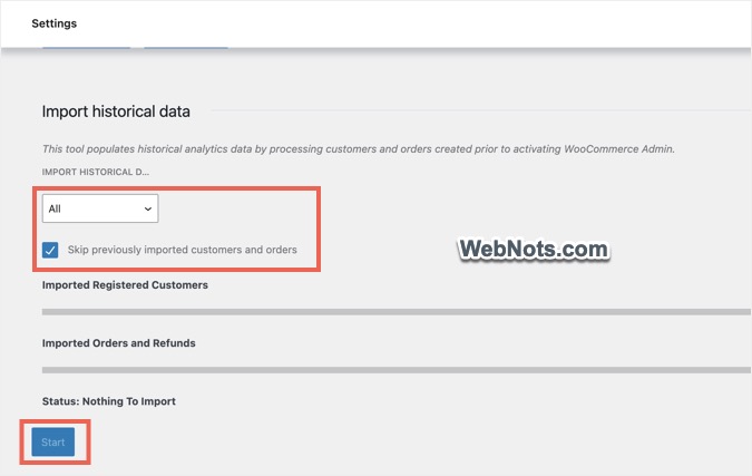 Импортируйте заказ и пользовательские данные в отчеты WooCommerce