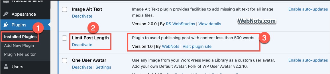 Плагин успешно установлен
