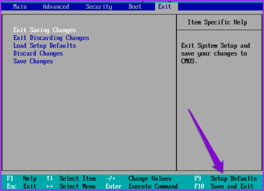 Нажмите F9 на клавиатуре