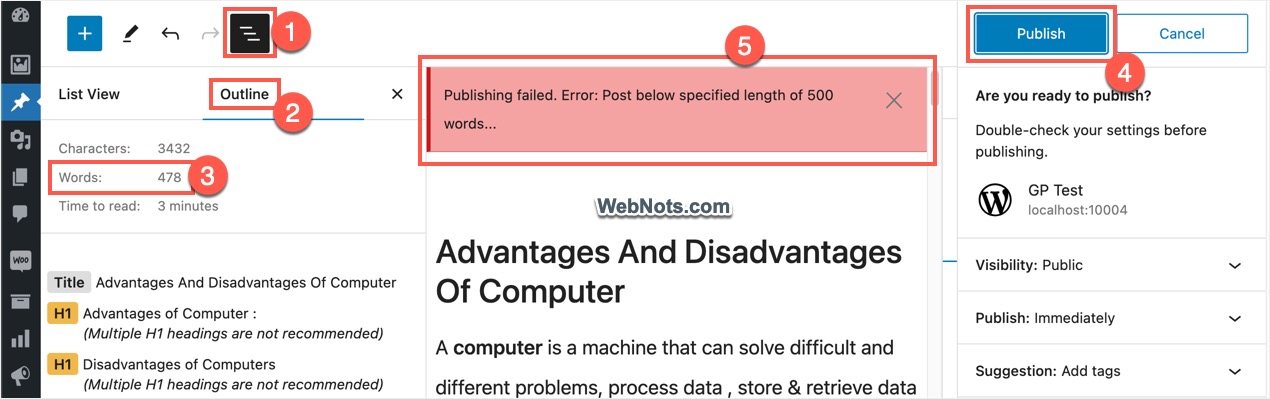 Ошибка публикации плагина