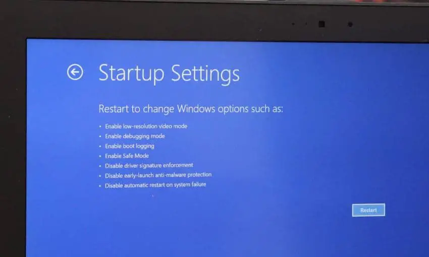 Перезапуск безопасного режима