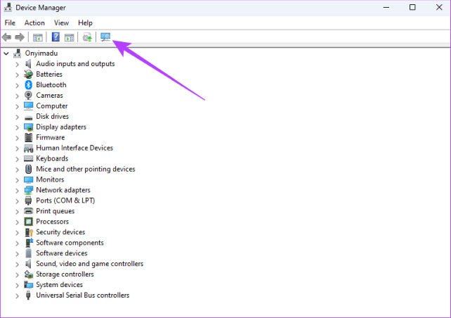 Сканировать аппаратные изменения 4