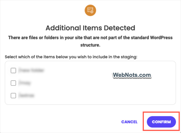 Выберите дополнительные файлы