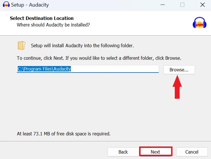 Выберите место назначения