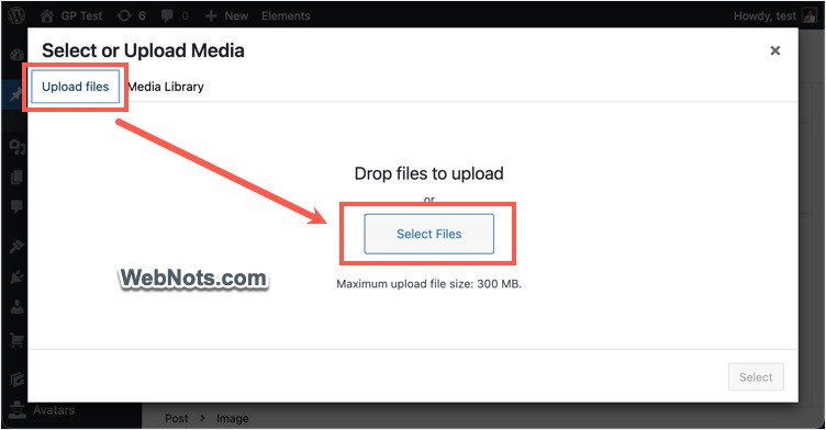 Загрузите новое изображение