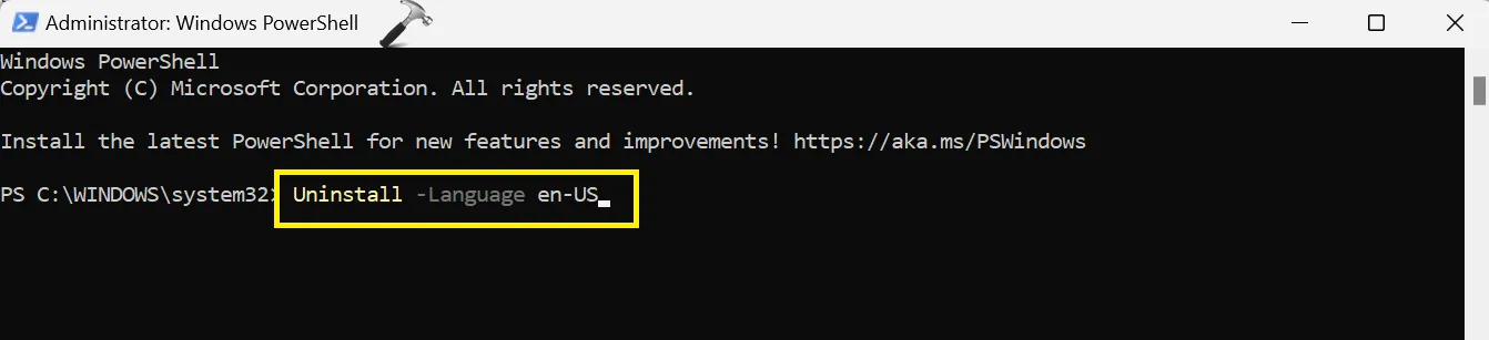Исправлено: высокое использование памяти при вводе Windows — команда PowerShell 2.