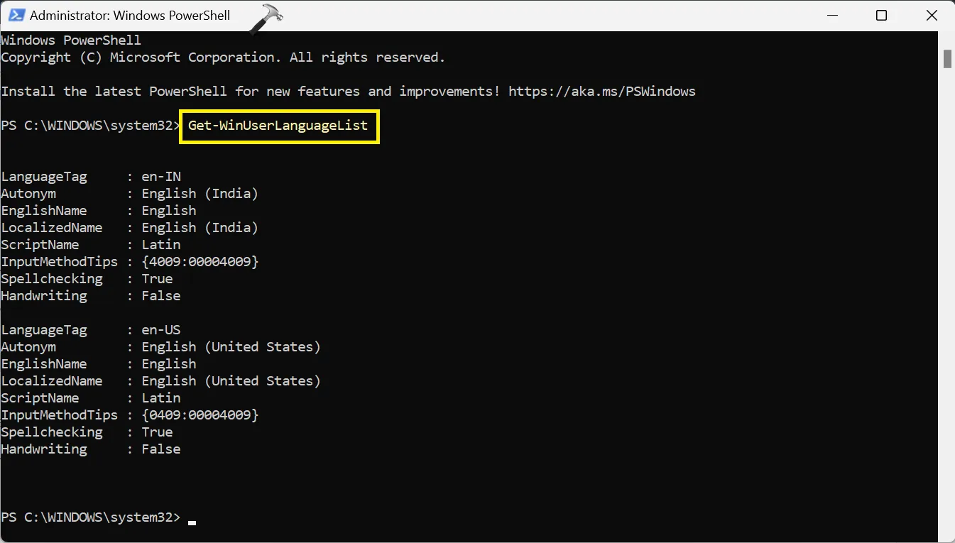 Исправлено: высокое использование памяти при вводе Windows — команда PowerShell.