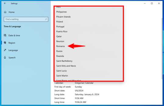 Как изменить регион Microsoft Store в Windows 10