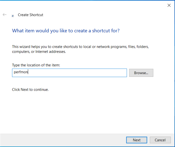 Тип монитора производительности