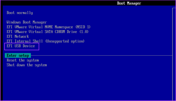 выберите USB-устройство