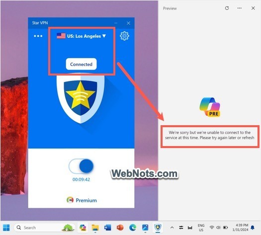 Невозможно подключиться к службе второго пилота