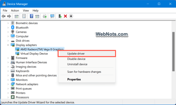 Обновить драйвер видеокарты