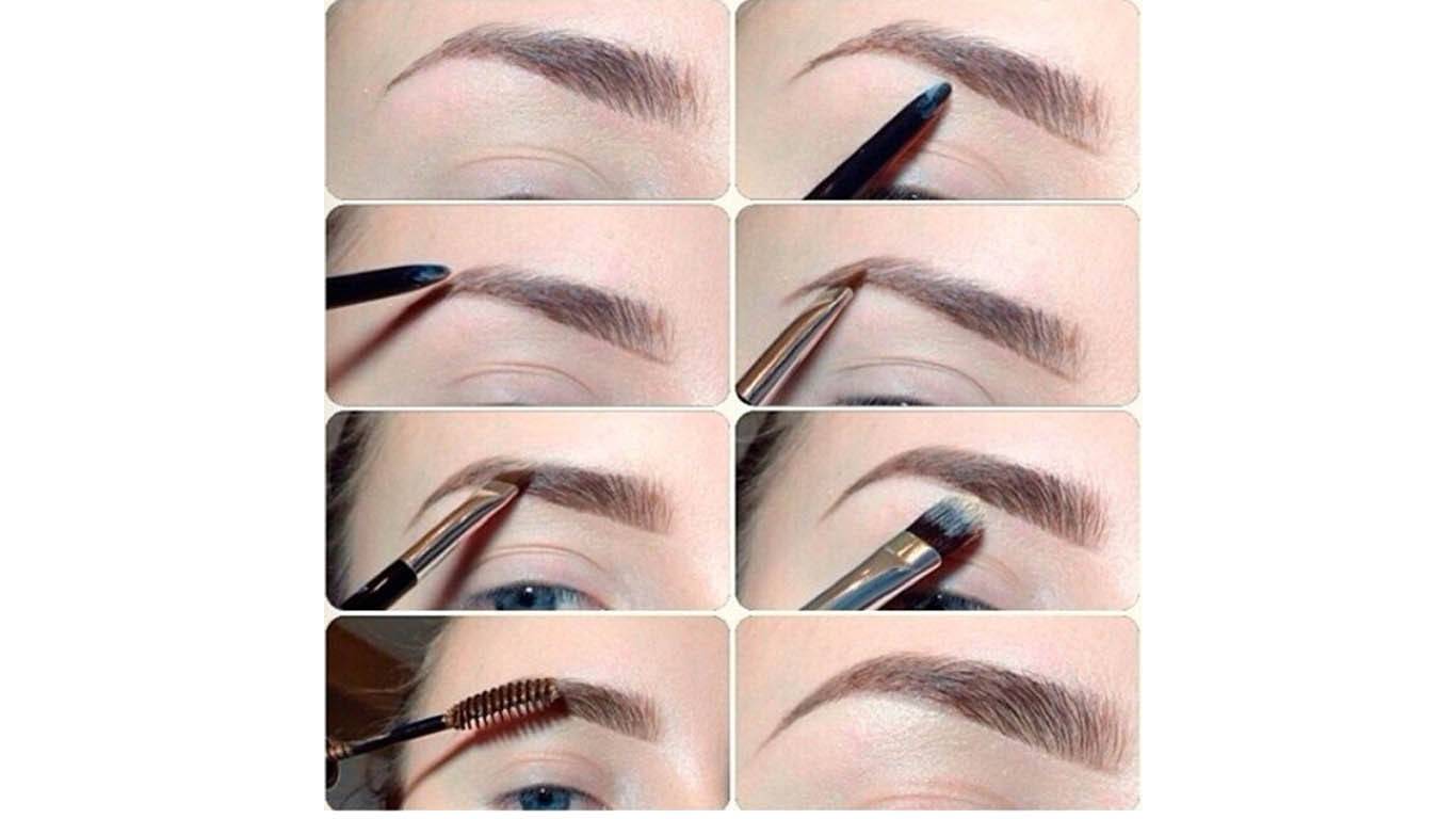 Как пользоваться тенями для бровей: пошаговая инструкция, фото - janet.ru