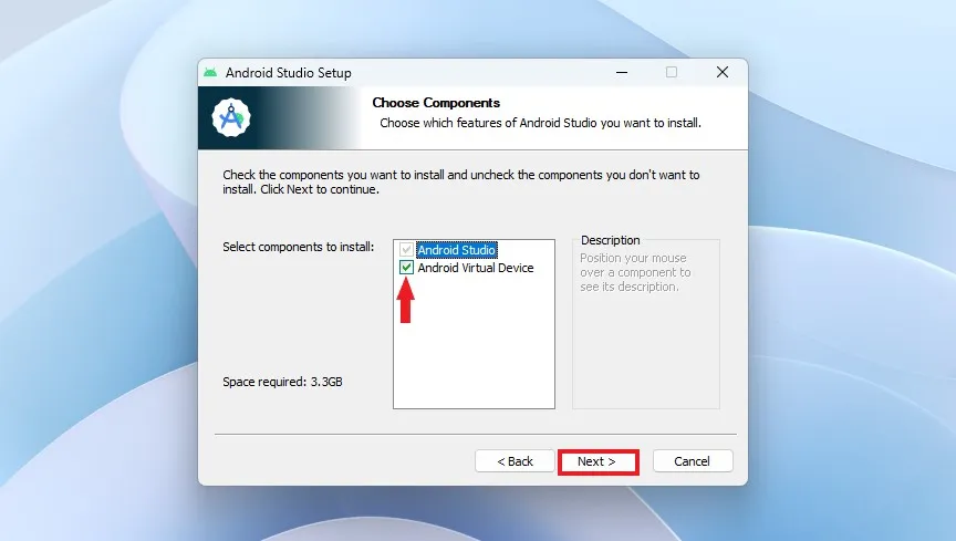 Установка виртуального устройства Android