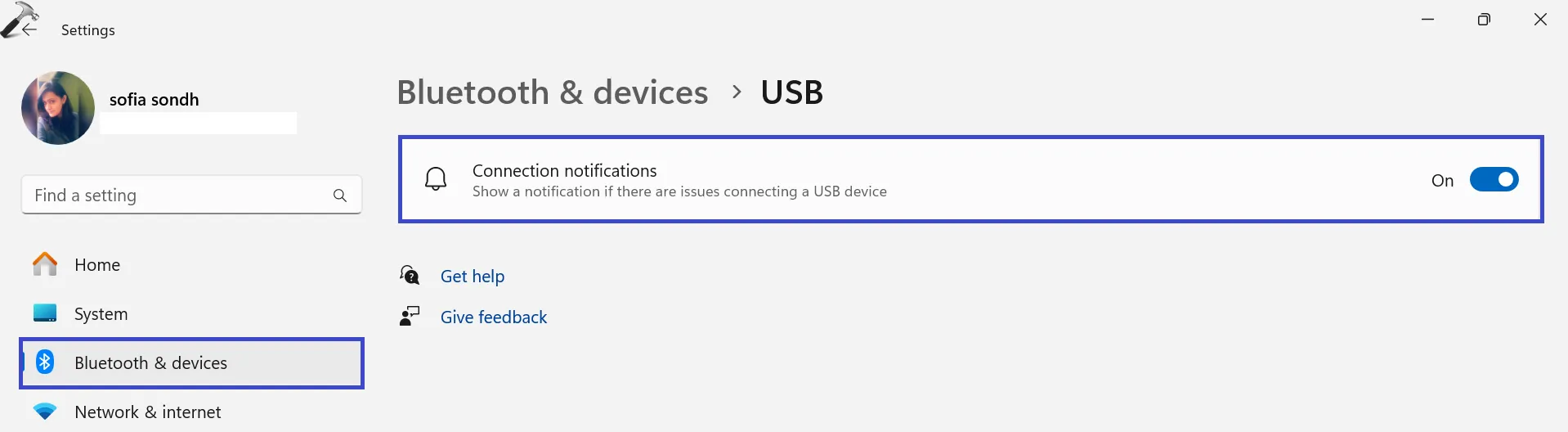 Отключите опцию