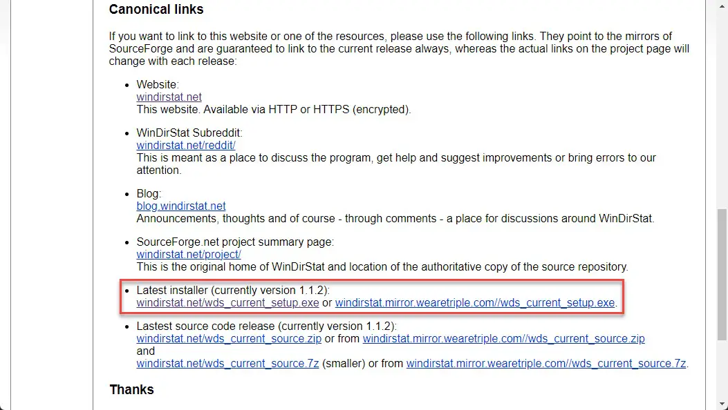 Скачать WinDirStat