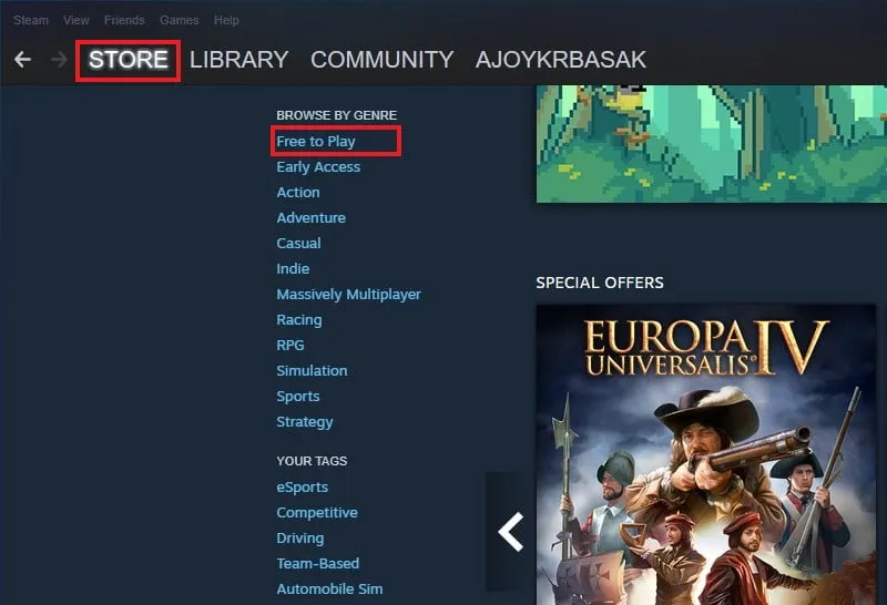 Бесплатная игра в Steam