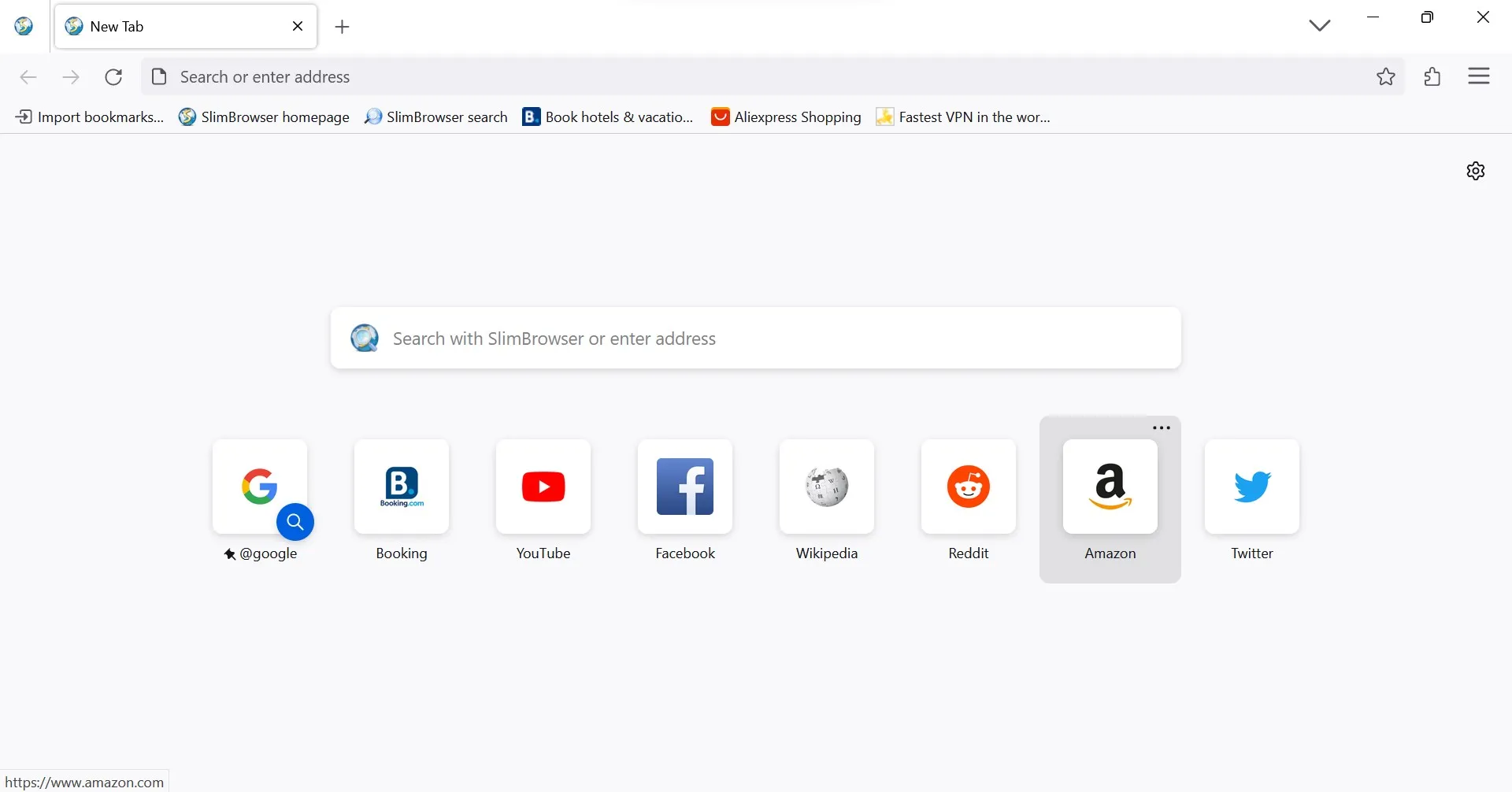 Тонкий интерфейс браузера