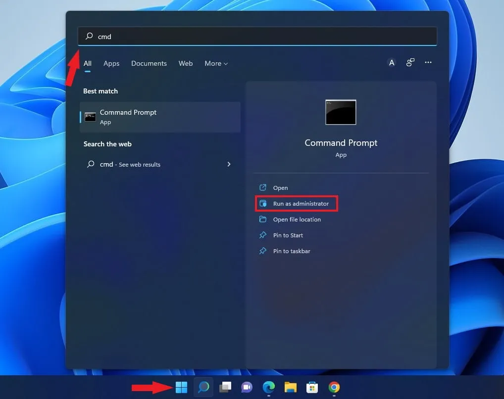 Запуск командной строки от имени администратора