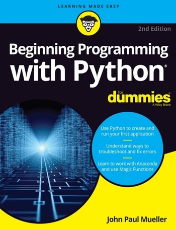 Обложка книги "Beginning Programming with Python"