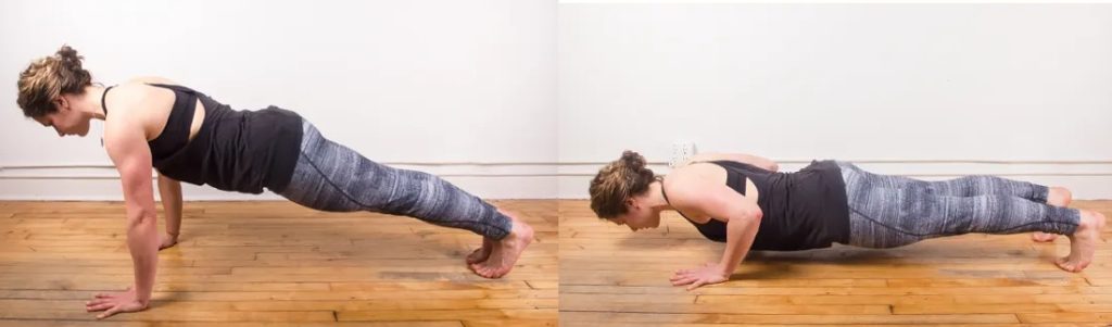 Отжимания - базовое упражнение в домашних условиях для развития грудных мышц