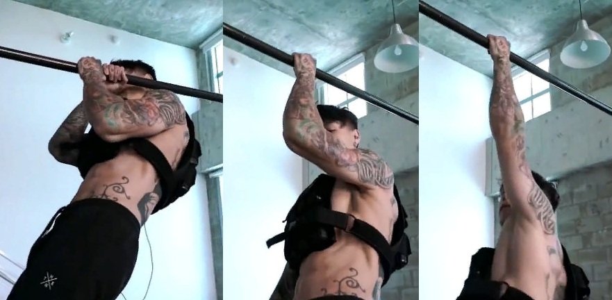 Коммандо на одной руке - разновидность подтягиваний для профессионалов