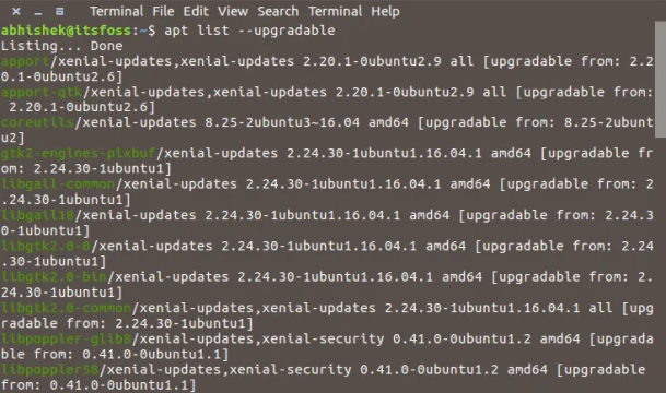 Использование apt-команд в Linux