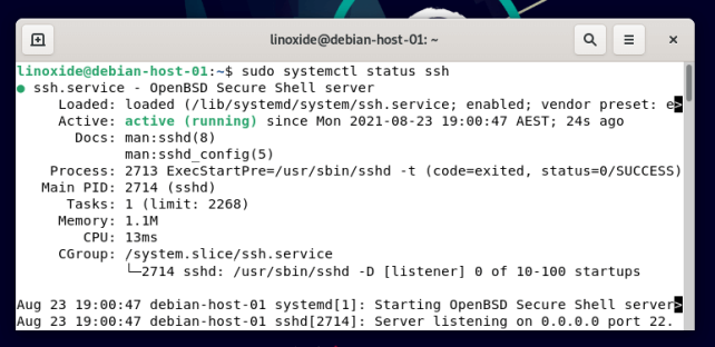 Ssh сервер debian что это