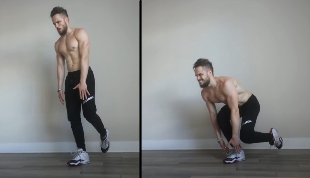 Касание лодыжки