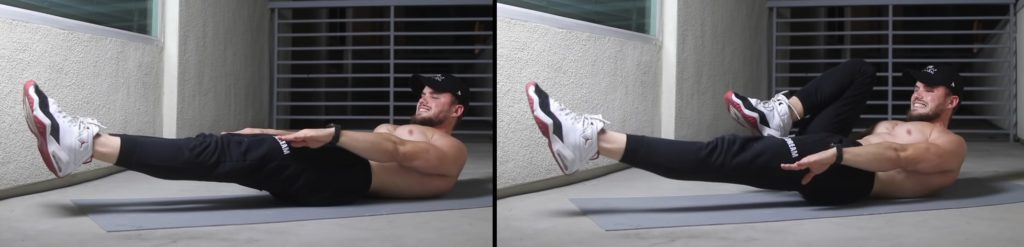 Кентавр - упражнение на пресс