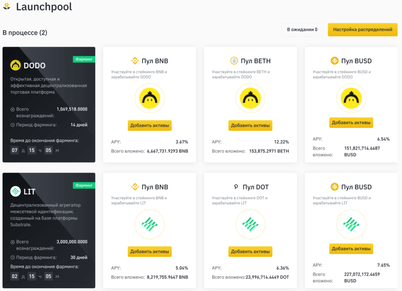 Binance Launchpad Binance Launchpad
